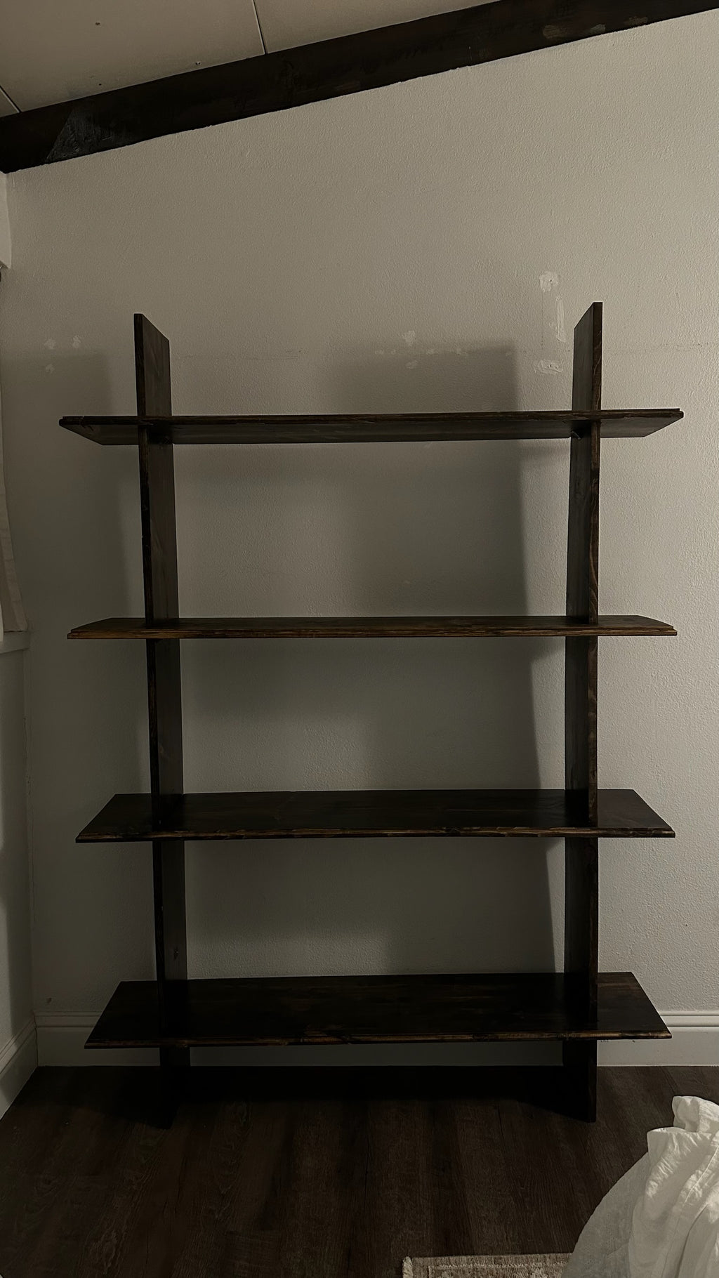 Modern Rustic Wall Shelf – Handcrafted Statement Piece